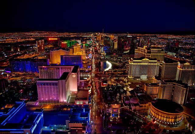 Las Vegas from the air